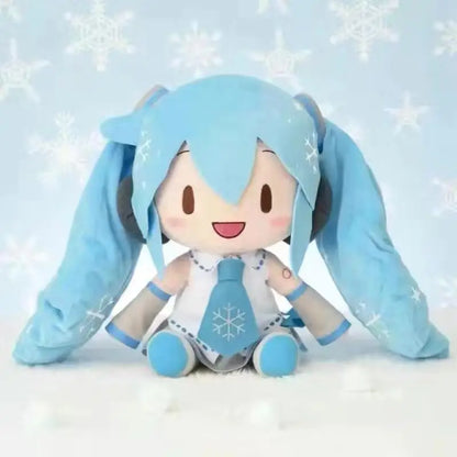 32cm Kawaii Hatsune Miku Plush Doll – Anime Bow Miku Plush Pillow, Sofa Ornament, Room Decoration, Birthday Gift