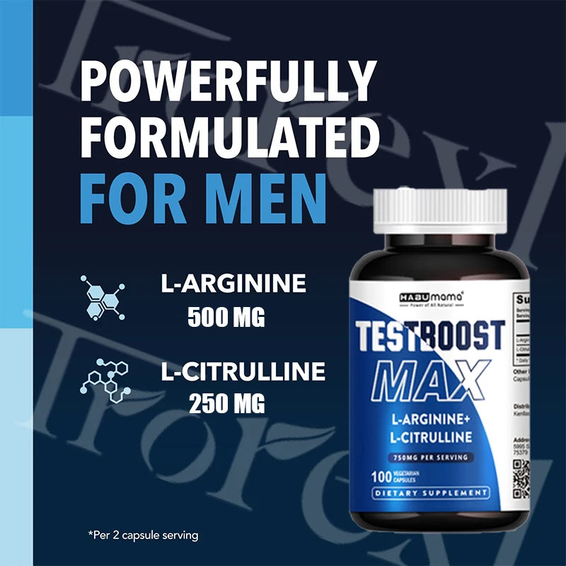 100 Tablets Men's Daily Vitality Supplement - Male Wellness, Energy & Performance Support