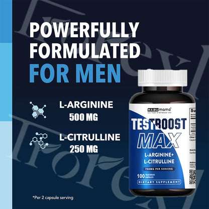 100 Tablets Men's Daily Vitality Supplement - Male Wellness, Energy & Performance Support