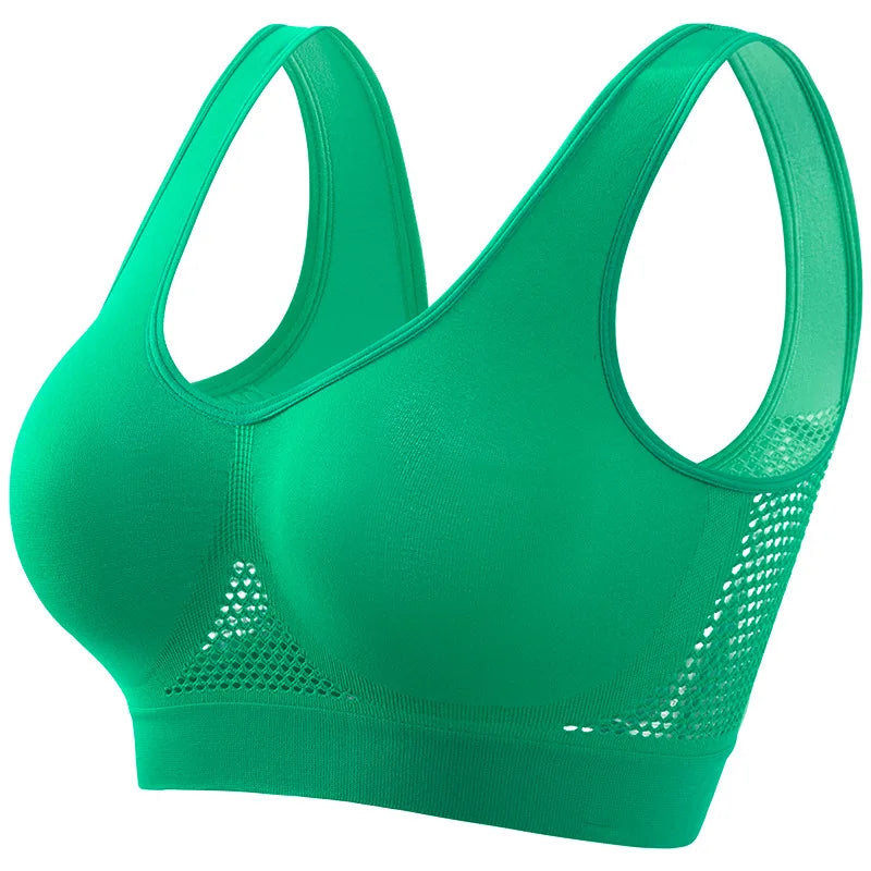 Seamless Push-Up Bra for Women – Wireless Breathable Comfort Bralette & Crop Top Sports Lingerie, S–5XL Plus Size Support
