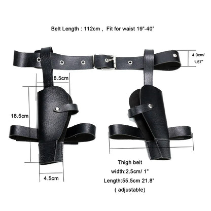2024 Tomb Raider Lara Croft Police Holster – Western Cowboy Belt Cosplay Role-Playing Props & Accessories