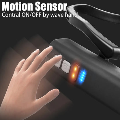 2025 Ear-Hanging LED Headlamp 1000 Lumens – Motion Sensor Hands-Free Light with 3 Modes for Camping, Running & Repair