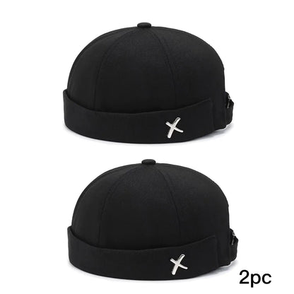 Spring New Guppi Beanie Hat – Unisex Streetwear Round Sailor Cap, Personality Landlord Hat for Men & Women Fashion Niche Style