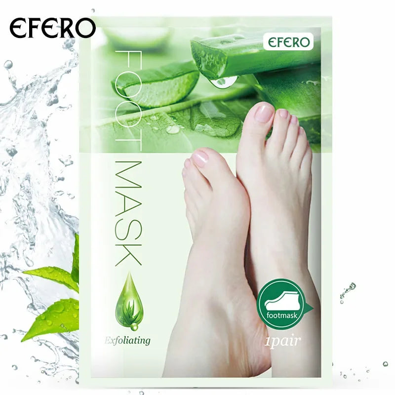 Honey Foot Mask – 1 Pair for Dead Skin & Callus Removal, Exfoliating Foot Treatment, Whitening Foot Spa & Skin Care Tool