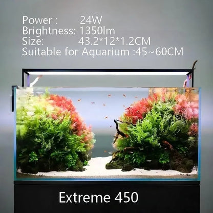MICMOL Extreme II LED Aquarium Light - App Controlled Adjustable Plant Growth Lamp for Fish Tanks