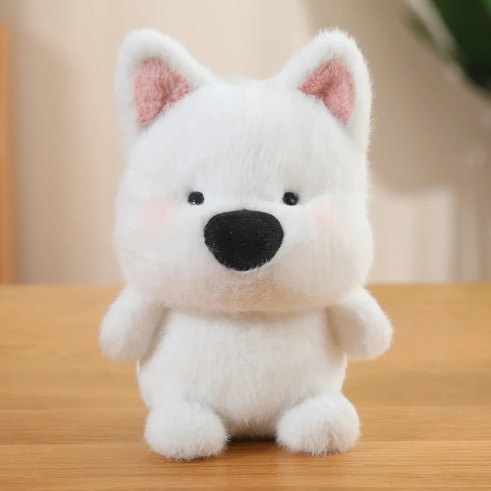 16cm Cute Plush Companion Doll - Anime Elephant, Rabbit, Bear & Panda Soft Desk Toy Gift