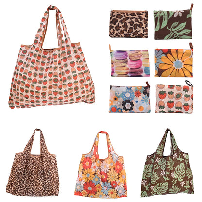 Large Size Folding Shopping Bag – Multiple Styles, Environmental Protection, Lightweight and Portable Storage Bags with High Capacity