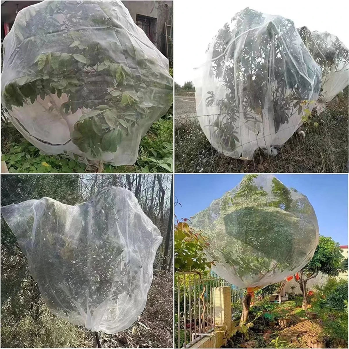 Thickened Insect-Proof Net Cover – 60 Mesh for Vegetables, Fruit Trees, Greenhouses & Breeding Protection