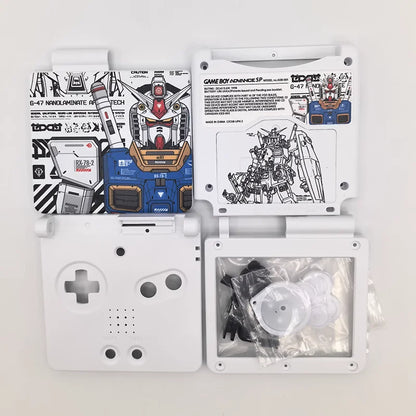 GBA SP Limited Edition Replacement Shell - EVA Rei & Asuka Frosted UV Case with Box