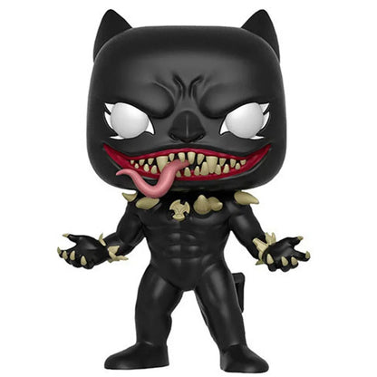Anime PopStyle VENOMIZED Black Panther #370 – Vinyl Action Figure Collectible Toy, Christmas Gift for Kids