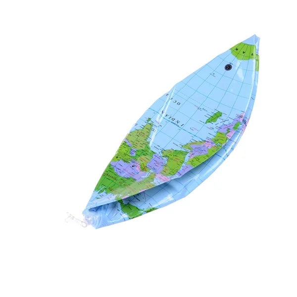 30-40CM Inflatable Earth Globe – Early Educational Geography Map Balloon Toy, Beach Ball