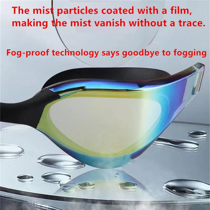 ARENA Professional Racing Swimming Goggles – HD Anti-Fog Waterproof UV400 Lens, Competition & Training Swim Glasses for Clear Vision