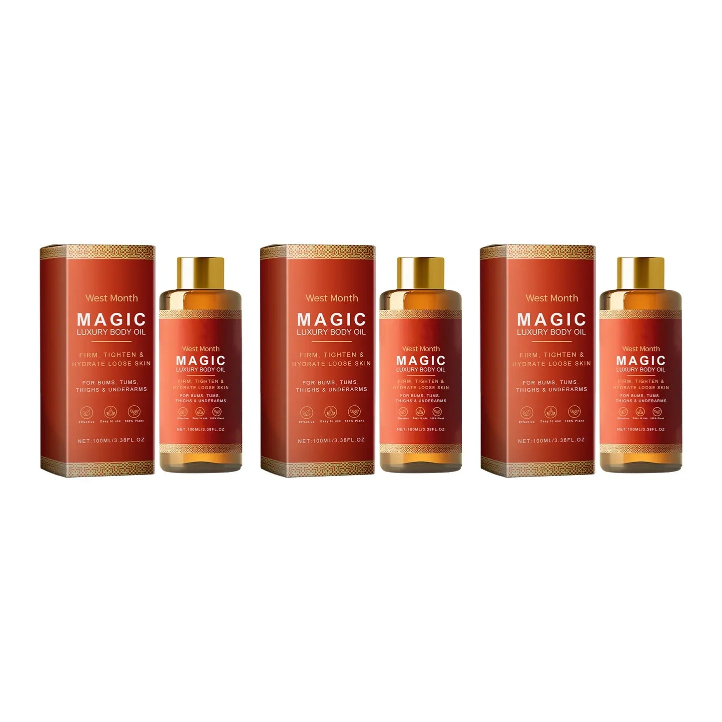 Body Firming & Lifting Oil – Moisturizing Skin Care for Sagging, Fine Lines & Brightening