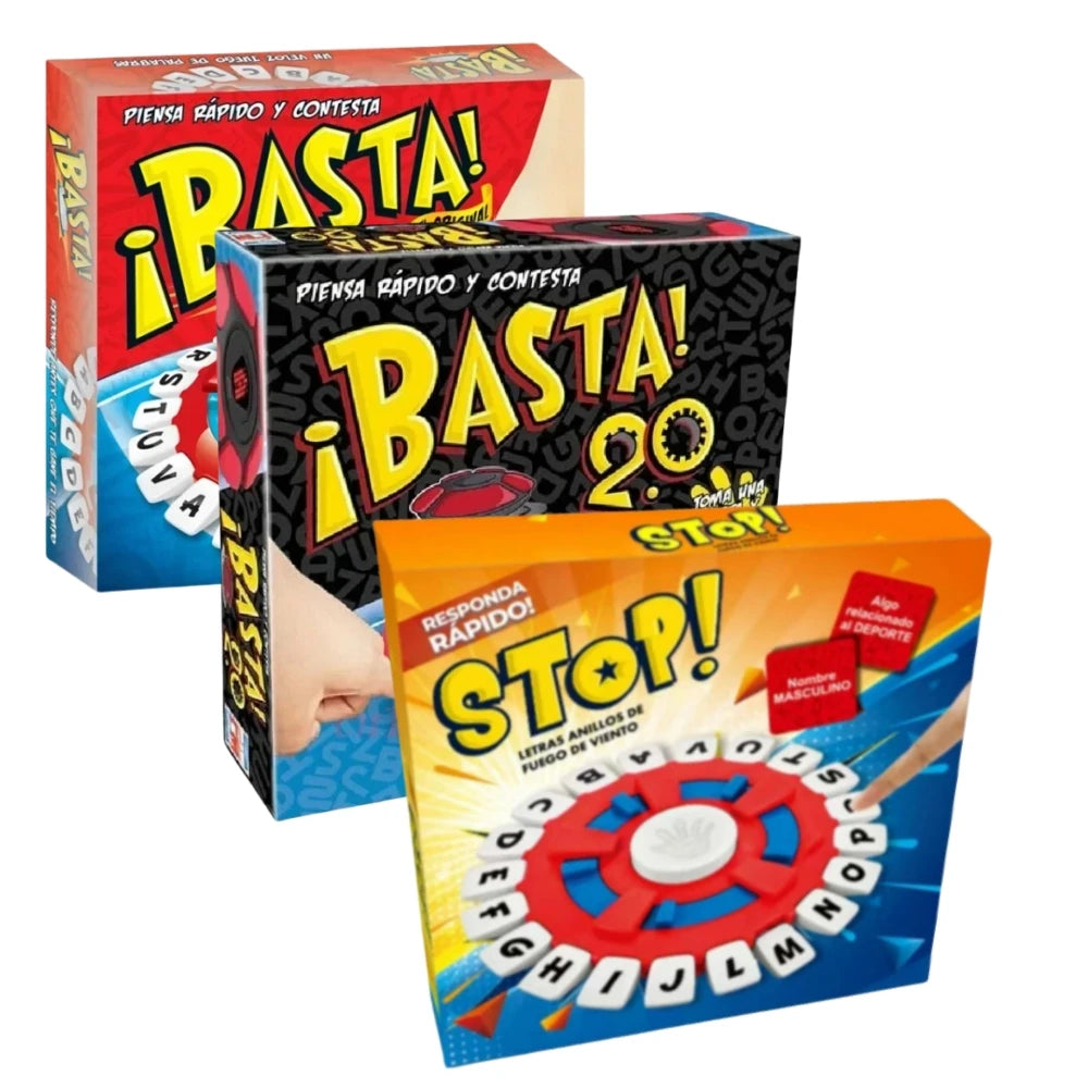 Upgraded Basta 2.0 Spanish Tapple Word Game – Quick Thinking English Letter Pressing Board Game, Fun Gift for All Ages