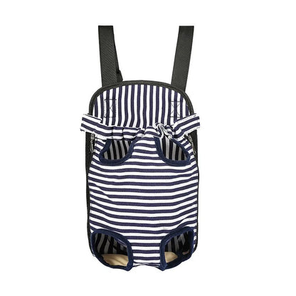 Pet Travel Backpack – Breathable Outdoor Portable Chest Bag for Cats & Dogs, Four-Legged Pet Carrier