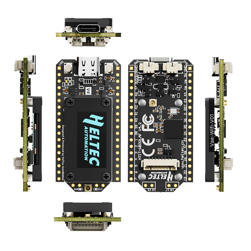 Heltec V4 WiFi LoRa 32 Dev Board - ESP32-S3 SX1262 28dBm 16MB Flash 2MB PSRAM 0.96" OLED for IoT & Mesh Gateway Projects