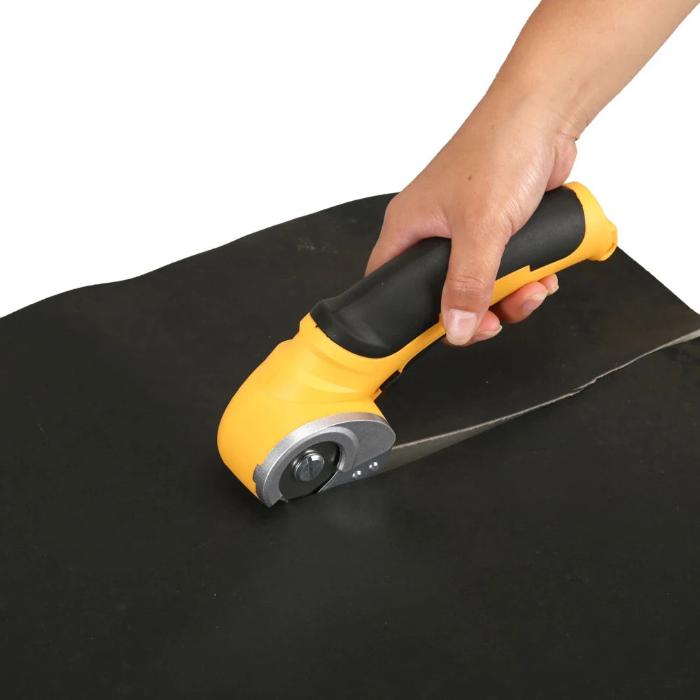 6mm Electric Rotary Cutter – Fabric, Paperboard, Leather, and Plastic Trimmer Scissors for Precise Cutting