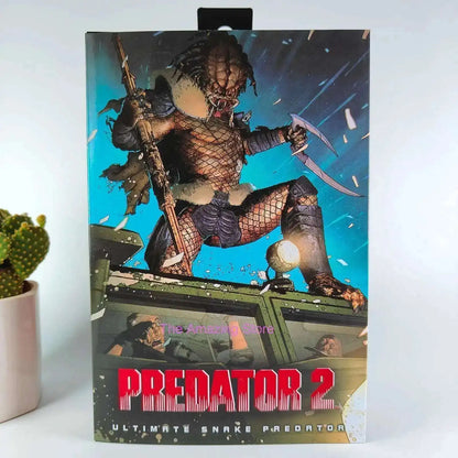 NECA Shaman Ahab Ultimate Scout Warrior Action Figure – Lost Battle Feral Jungle Hunter Predator Collector Toy