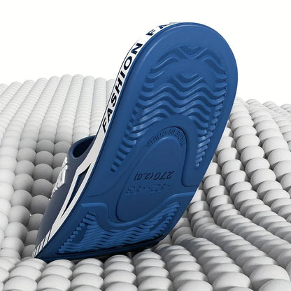 2025 Men’s Summer Slippers – Soft PVC Outdoor Sports Sandals, Thick Anti-Slip Cool Beach & Home Slides