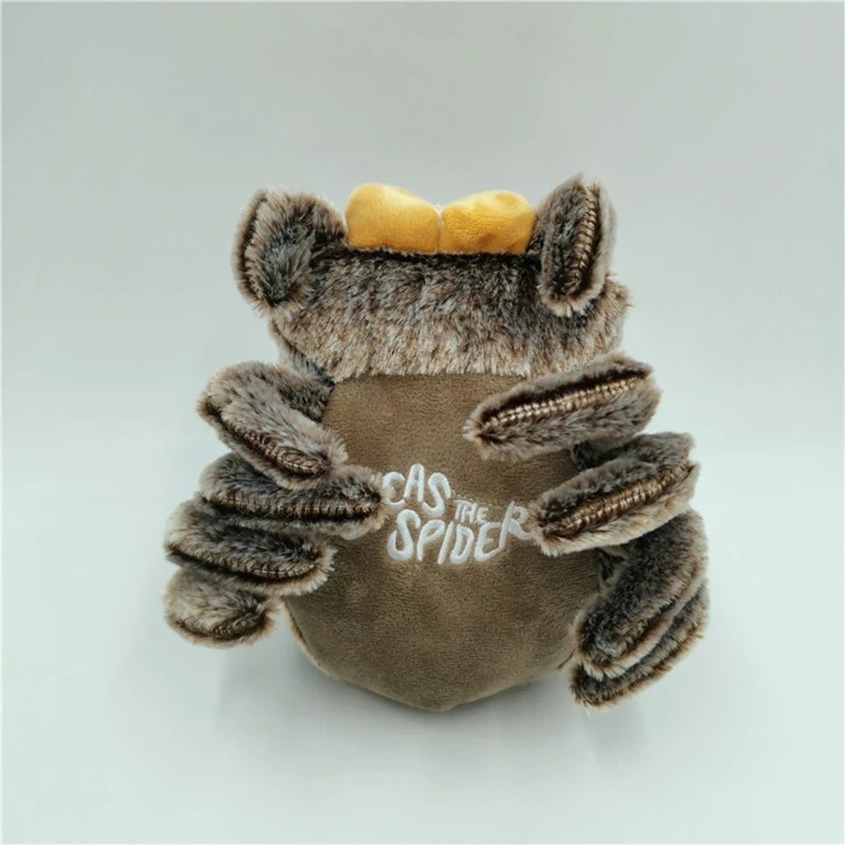 Black Spider Plush Toy — Soft Stuffed Animal Pillow, Little Lucas Anime Game Room Decor & Kids Gift