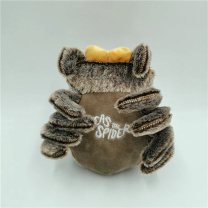 Black Spider Plush Toy — Soft Stuffed Animal Pillow, Little Lucas Anime Game Room Decor & Kids Gift