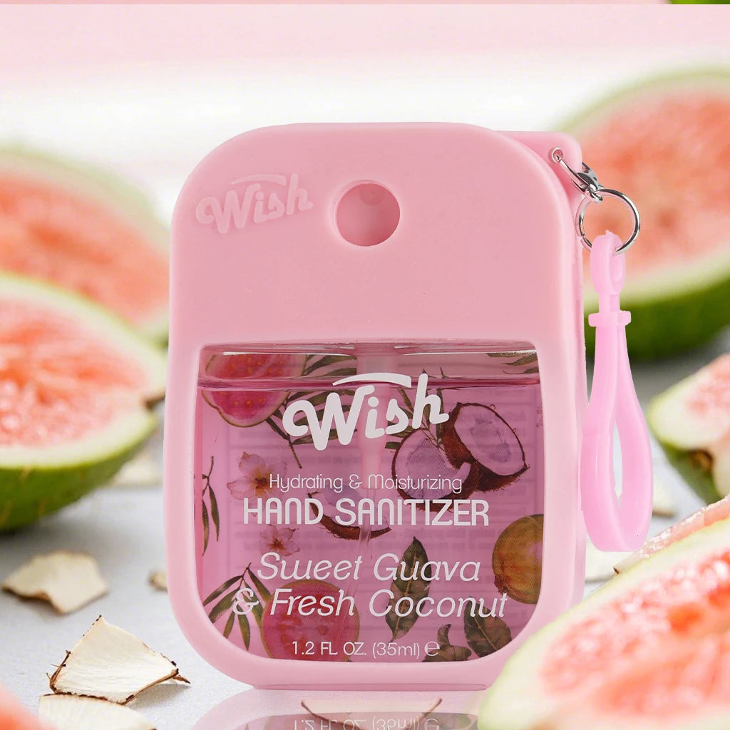 Moisturizing Hand Sanitizer Spray - Coconut, Watermelon, Cucumber & Cherry Blossom Scented Hand Cleaning Mist