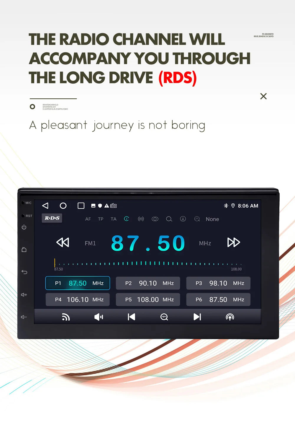 ESSGOO 2-Din Android Car Radio — 7/9/10" CarPlay Multimedia Player with GPS, Stereo Video Player for Tesla-Style, Nissan & Hyundai