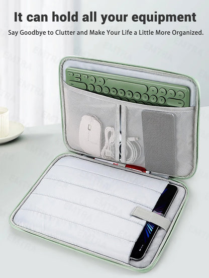 EMTRA Tablet Handbag Case - Shockproof Cover for iPad Mini 6, Air 4/5, Pro 11/12.9, Xiaomi Pad 5 & Kindle