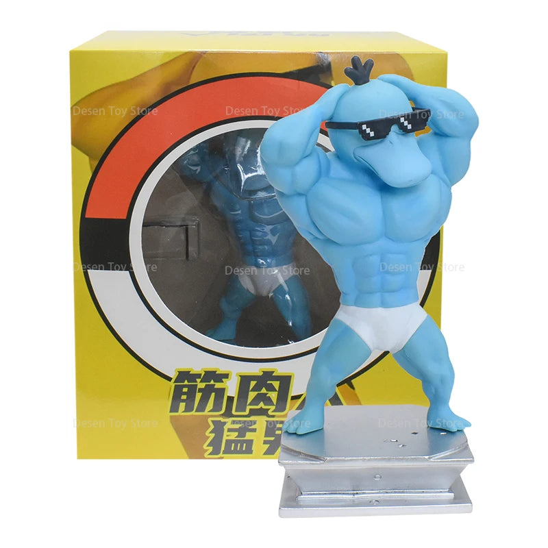 13 Styles Pokémon Muscle Figures – Magikarp, Snorlax, Dugtrio, Psyduck, Squirtle, Bulbasaur, Gengar PVC Action Toys