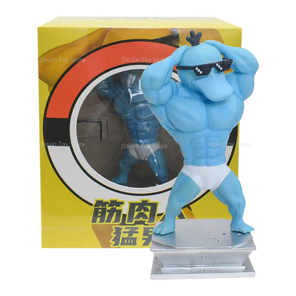 13 Styles Pokémon Muscle Figures – Magikarp, Snorlax, Dugtrio, Psyduck, Squirtle, Bulbasaur, Gengar PVC Action Toys