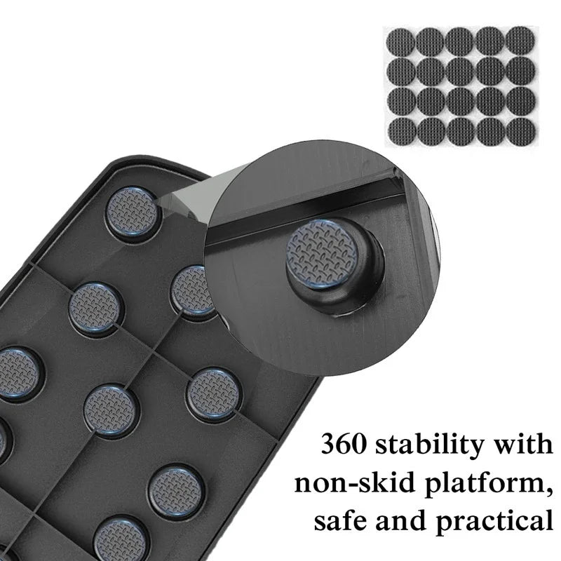 Portable Multifunctional Push-Up Board Set - Foldable Fitness Equipment with Handles for Chest, Abdomen, Arms, and Back Training