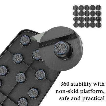 Portable Multifunctional Push-Up Board Set - Foldable Fitness Equipment with Handles for Chest, Abdomen, Arms, and Back Training