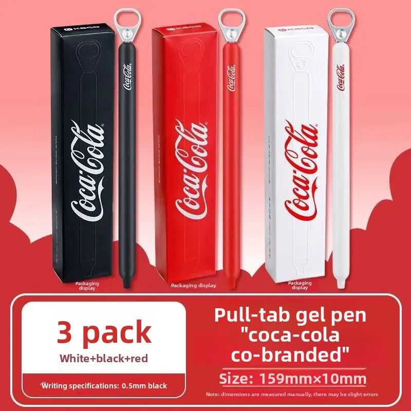 KACO Lingyue Pull-Tab Gel Pens - Multi-Color Quick-Dry Smooth Writing Stationery Collection