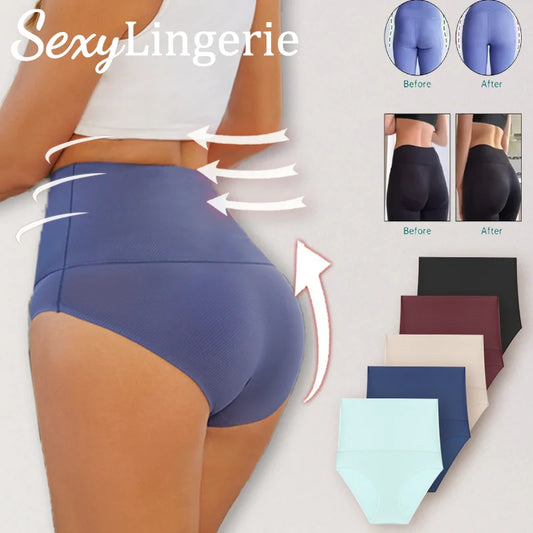 New Seamless Women's Sexy High Waist Briefs - Shapewear Tummy Reducer, Slimming Control Panties, Butt Lifter Lingerie in S-XXL