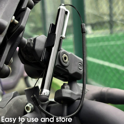 Motorcycle & Cycling Touch Pen – Universal Mobile Stylus with Spring Rope for Riding