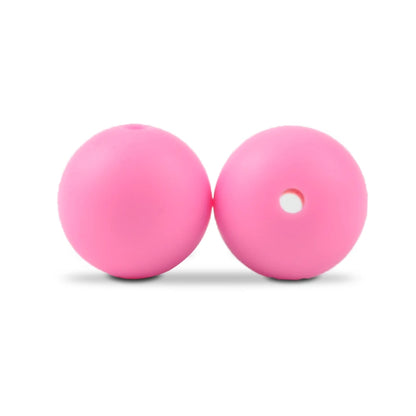 LOFCA Silicone Round Beads 20pcs - 9/12/15mm DIY Jewelry Making Beads for Bracelets, Keychains & Necklaces