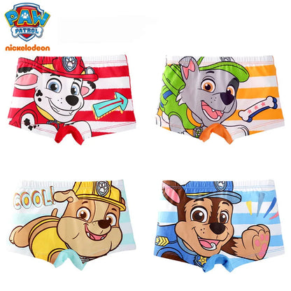 PAW Patrol Kids Cotton Boxer Briefs - Slim Fit Comfortable Underwear for Boys Ages 3-8 Years