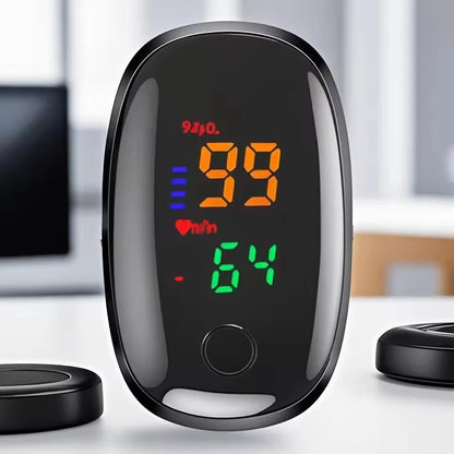 Portable Medical Thermometer & Oximeter Set - Non-Contact Infrared Ear Thermometer and Blood Oxygen Monitor for Adults and Children