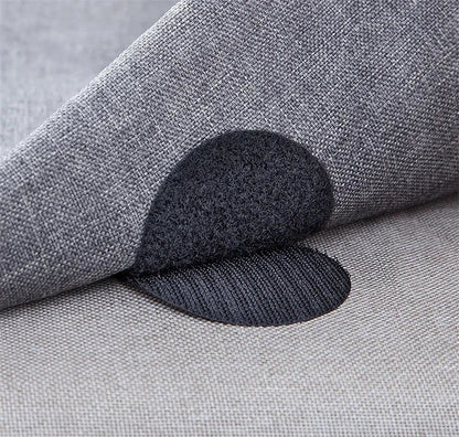 60mm Self-Adhesive Fastener Hook and Loop Tape – Strong Sticky Dots Glue Tape for Bed, Sofa, Mat, and Carpet Stickers