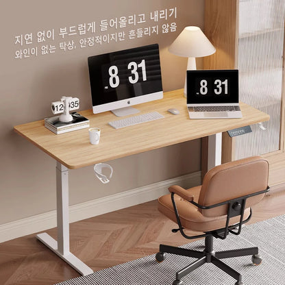 Height-Adjustable Standing Desk – Smart Motion Computer Desk for Study, Gaming, and Office Use