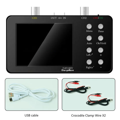 SCO2 Dual Channel Digital Oscilloscope – 50MHz PWM, 10MHz Sampling Rate, 2.5KSa/s for Electronic Repair