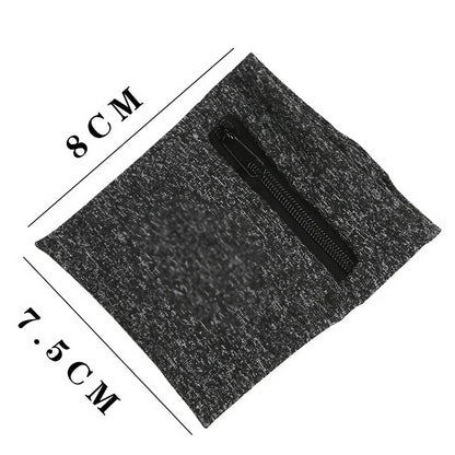 Lightweight Zipper Wrist Pouch - Secure Travel & Workout Storage Bag for Phone, Cash, Cards and Keys