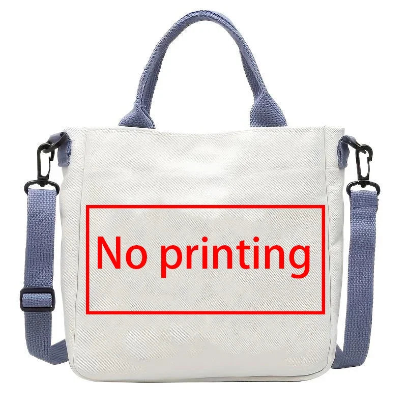Snoopy Cartoon Canvas Tote Bag – Large Capacity Shoulder Crossbody Bag for Girls, Students & Gift
