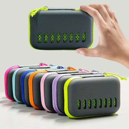 Cooling Towel with EVA Case - Quick-Dry Portable Sports Towel for Camping, Hiking, Gym & Yoga