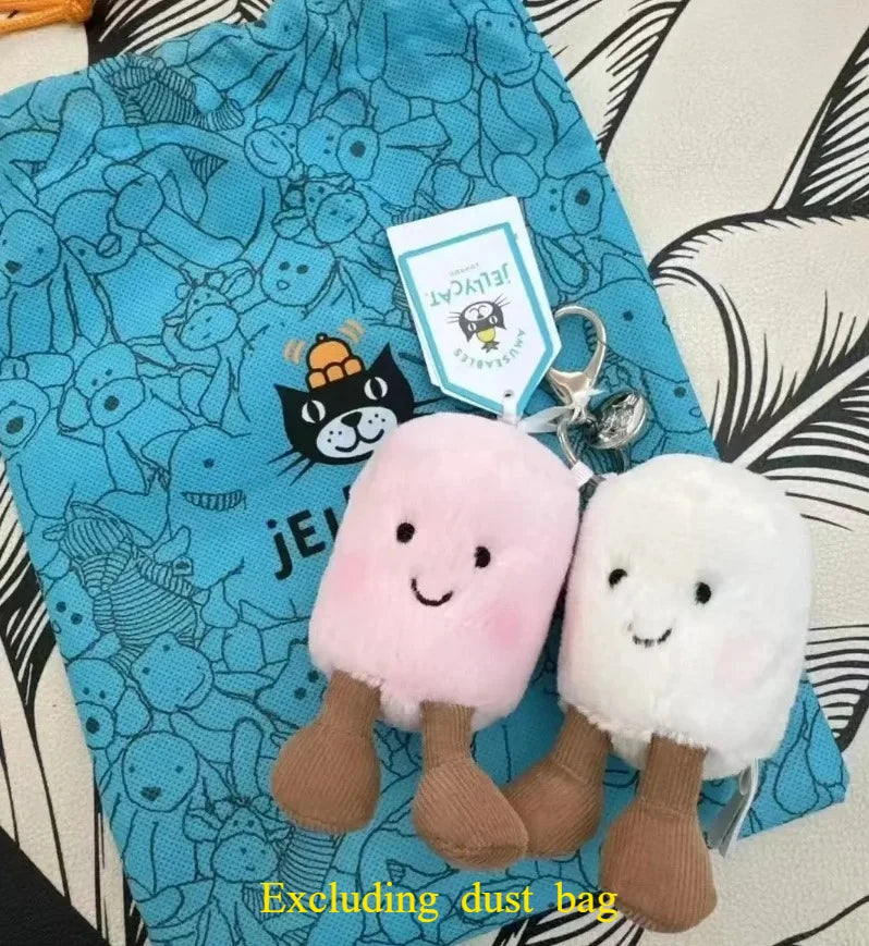 Cute Plush Bag Charm Keychain - Kawaii Soft Toy Pendant Birthday Gift for Girls
