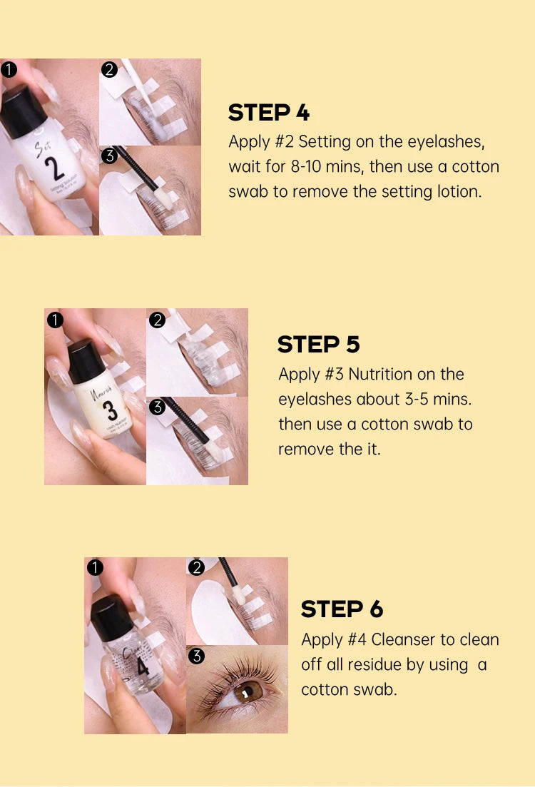 Gollee Eyelash Lifting Perm Kit – Original Lash Lift Set for 4-6 Weeks Retention, Eyelash Curler & Treatment Makeup Set