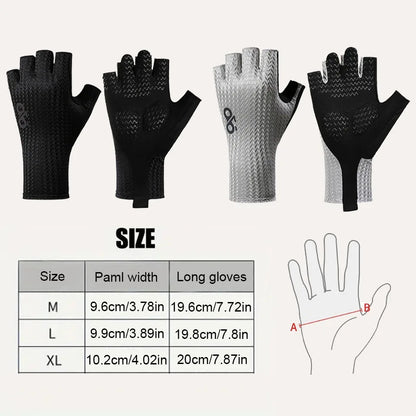GTUBIKE Summer Half Finger Cycling Gloves – Ultralight, Breathable, Anti-Slip with Silicone Pads
