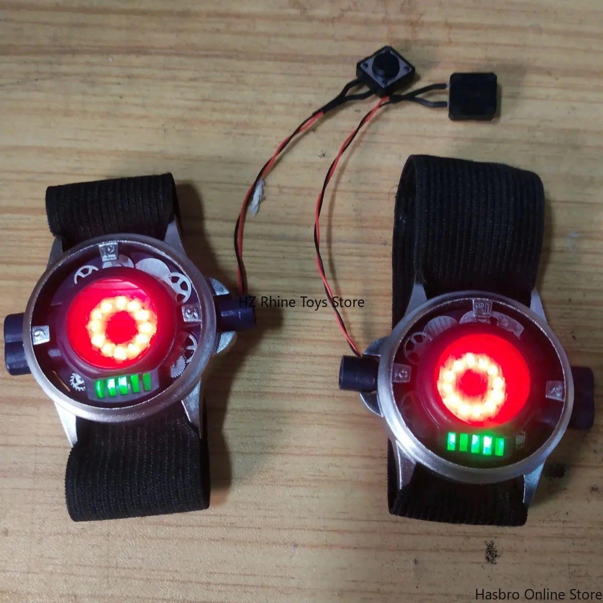 2PCS Web Shooter Toy - Light-Up Spider Web Launcher Role Play Costume Prop for Halloween, Birthday & Christmas Gifts