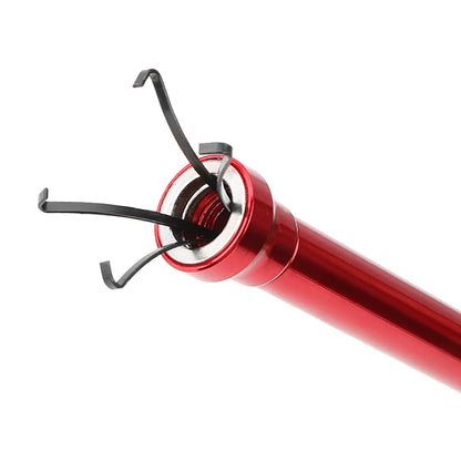 DIYWORK Flexible Magnetic Pickup Tool – 4-Claw LED Sewer Cleaner with Long Spring Grip