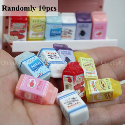 1/6 Scale Miniature Supermarket Food & Drinks – Dollhouse Store Decor Accessories for Blythe, BJD & 1/6 Dolls